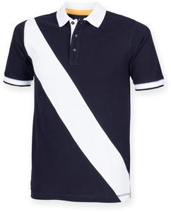 Front Row FR212 - POLO BANDE DIAGONALE HOMME