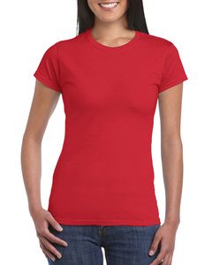 Gildan GN641 - T-shirt manches courtes pour femme Softstyle Rouge