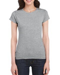 Gildan GN641 - T-shirt manches courtes pour femme Softstyle Gris Athlétique