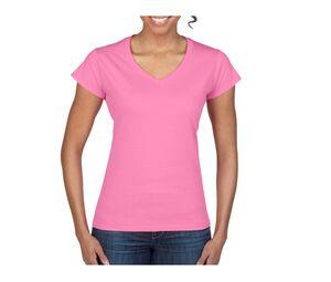 GILDAN GN647 - Ladies V-Neck T-Shirt Softstyle Azalea