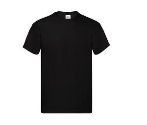 Fruit of the Loom SC220 - T-Shirt Col Rond Homme Noir