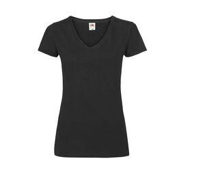 FRUIT OF THE LOOM SC601 - Lady-Fit Valueweight V-Neck T