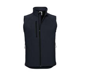 RUSSELL JZ141 - Gilet Homme Soft-Shell French Navy