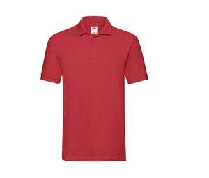 FRUIT OF THE LOOM SC385 - Premium Polo Rouge