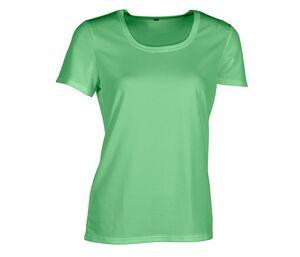 SANS ÉTIQUETTE SE101 - Tee-shirt respirant femme sans étiquette de marque Lime