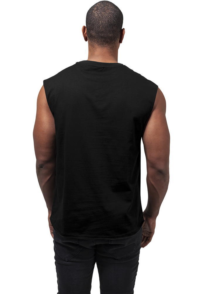 Urban Classics TB1562 - T-shirt sans manches bordures libres