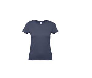 B&C BC02T - Tee-shirt femme col rond 150 Bleu denim
