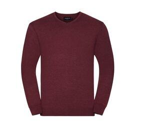 RUSSELL COLLECTION JZ710 - Pull Col V Homme Cranberry Marl