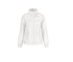 B&C BC601F - Coupe-vent femme doublé tricot Blanc
