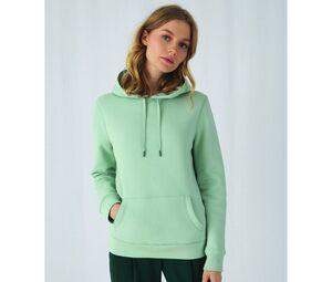 B&C BCW02Q - Sweat Capuche Queen Bottle Green