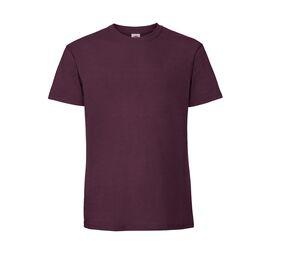 FRUIT OF THE LOOM SC200 - Tee-shirt homme lavable à 60° Bourgogne