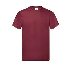 Fruit of the Loom SC220 - T-Shirt Col Rond Homme Brick Red