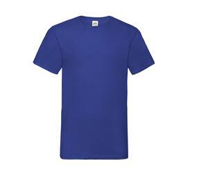 Fruit of the Loom SC234 - Tee Shirt col V Homme Valueweight Royal