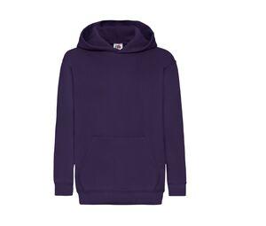 FRUIT OF THE LOOM SC371 - Sweat Capuche Kids Purple