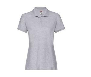 FRUIT OF THE LOOM SC386 - Polo femme coton 180 Heather Grey