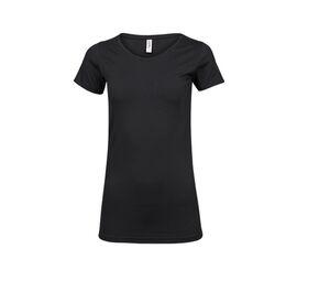 TEE JAYS TJ455 - T-shirt femme stretch & extra long Noir