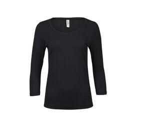 TEE JAYS TJ460 - T-shirt femme manches 3/4 Noir