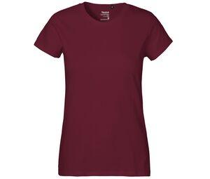 NEUTRAL O80001 - T-shirt femme 180 Bordeaux