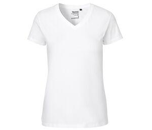 NEUTRAL O81005 - T-shirt femme col V Blanc
