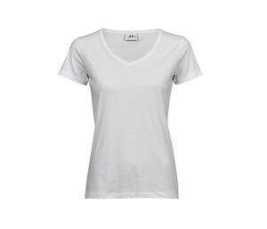 TEE JAYS TJ5005 - T-shirt femme col V Blanc
