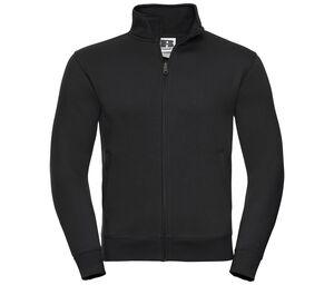 RUSSELL RU267M - Sweat homme grand zip Noir