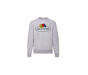 FRUIT OF THE LOOM VINTAGE SCV260 - Sweat col rond unisexe logo Fruit of the Loom