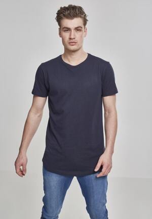 Urban Classics TB638C - T-shirt long coupe ajustée 