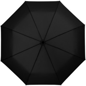 PF Concept 109077 - Parapluie 21" pliable à ouverture automatique Wali Solid Black