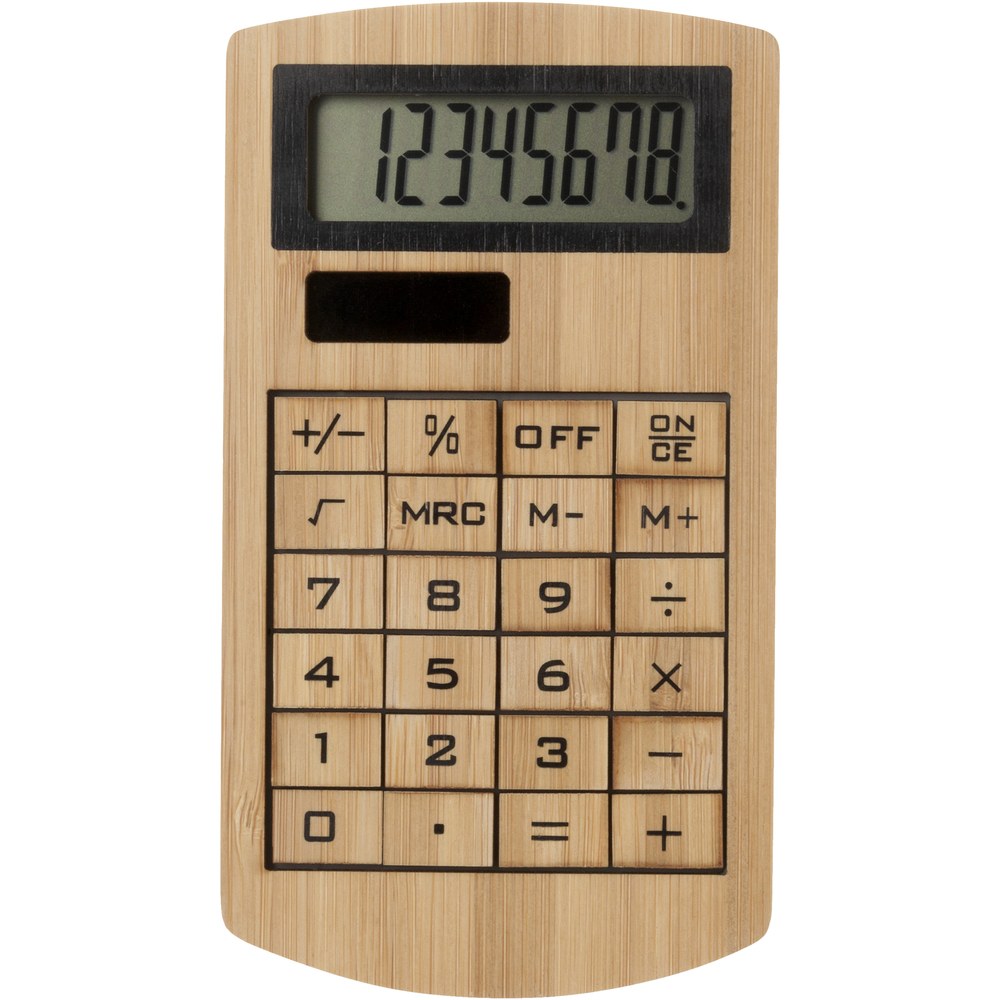 PF Concept 123428 - Calculatrice en bambou Eugene