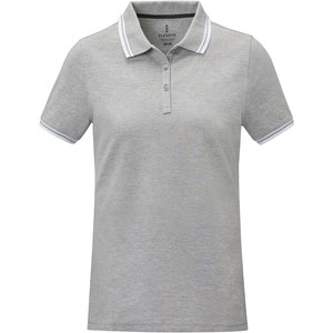 Elevate Life 38109 - Polo Amarago tipping manches courtes femme Heather Grey