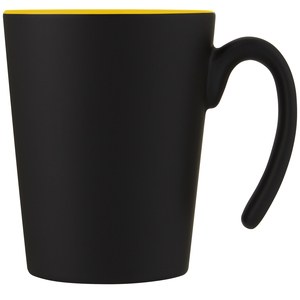 PF Concept 100687 - Mug en céramique Oli 360 ml avec anse Yellow
