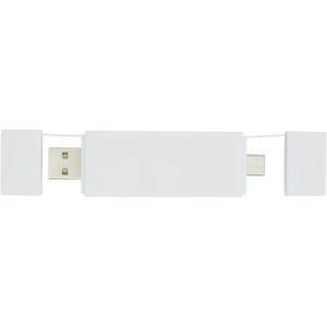 PF Concept 124251 - Hub double USB 2.0 Mulan Blanc