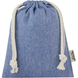 PF Concept 120670 - Petit sac cadeau Pheebs en coton recyclé GRS 150 g/m² de 0,5 L Bleu Cendré