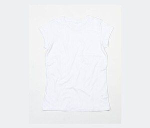 MANTIS MT081 - Tee-shirt femme manches roulées Blanc
