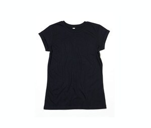 MANTIS MT081 - Tee-shirt femme manches roulées Noir