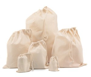 NEWGEN NG120 - Petits sacs en coton recyclé Naturel