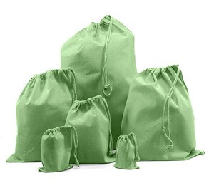 NEWGEN NG120 - Petits sacs en coton recyclé Heather Lime