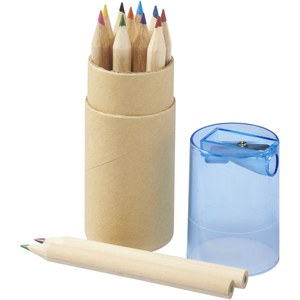 PF Concept 107068 - Set de 12 crayons de couleur avec taille-crayon Hef